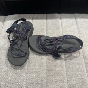 Chaco‎ ZX2 Multi color Pink Blue Sandals Womens 10